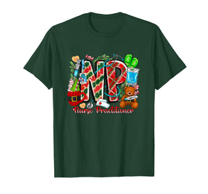 Funny Shirt Christmas Np Nurse Practitioner T-Shirt