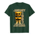 43 Year Old January 1983 Teddy Bear 43rd Birthday Men Women T-Shirt