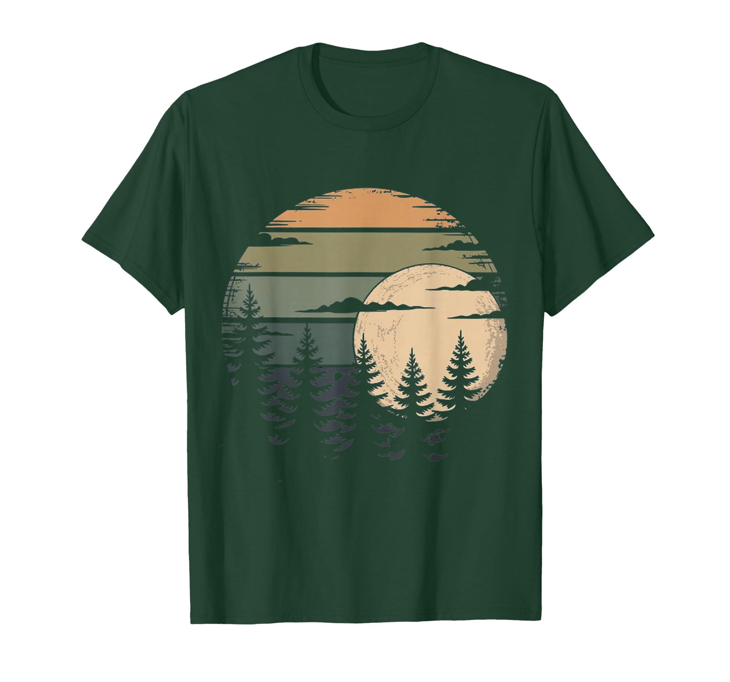 Trees Wildlife Nature Vintage Forest T-Shirt