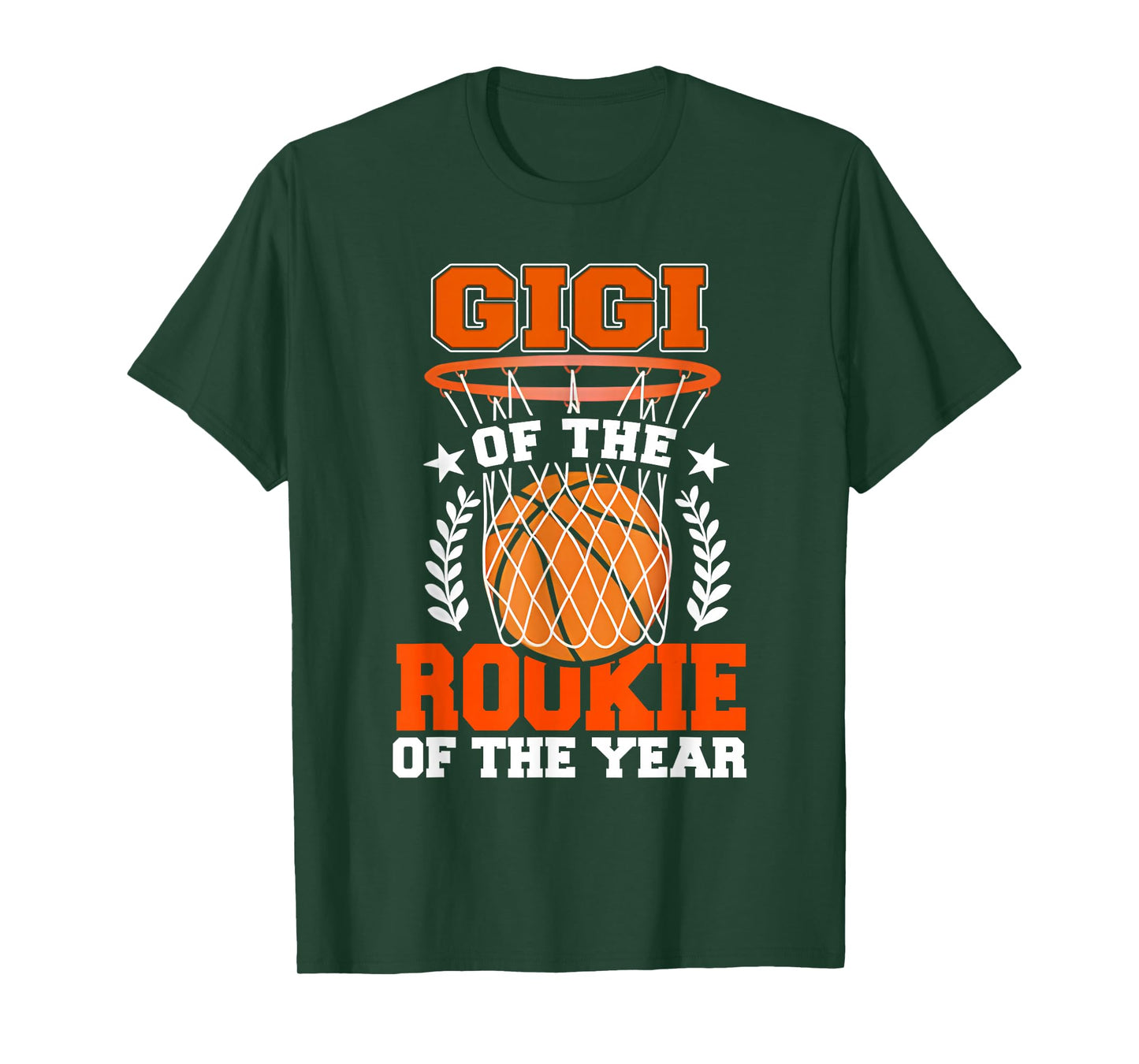 Gigi of Rookie 1st Basketball Bday Theme Matching T-Shirt