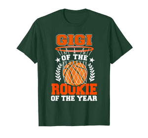 Gigi of Rookie 1st Basketball Bday Theme Matching T-Shirt