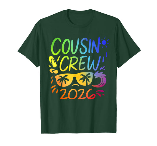 Cousin Crew 2026 Making Memories Family Matching Vacation T-Shirt