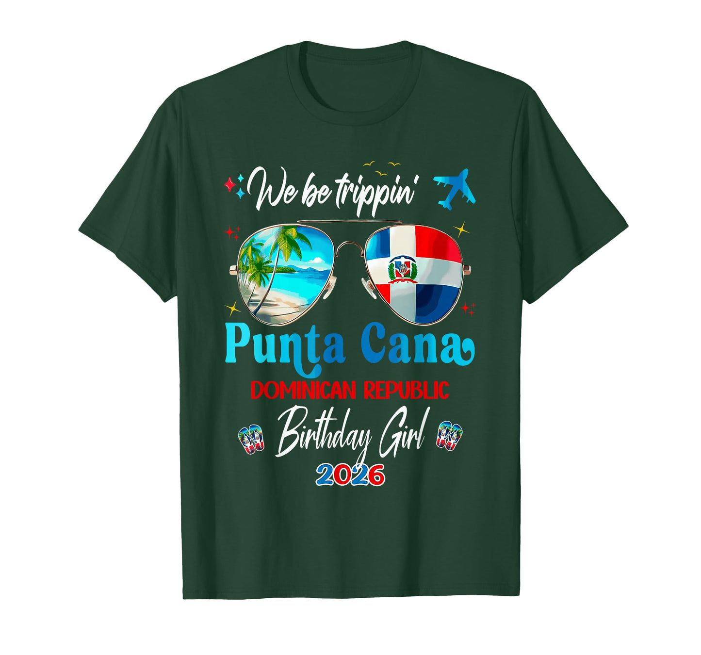 Punta Cana Vacay Dominican Republic Birthday Trip 2026 T-Shirt