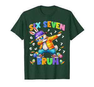 Bruh Happy Easter Bunny Dabbing Rabbit Men Boy Kid T-Shirt