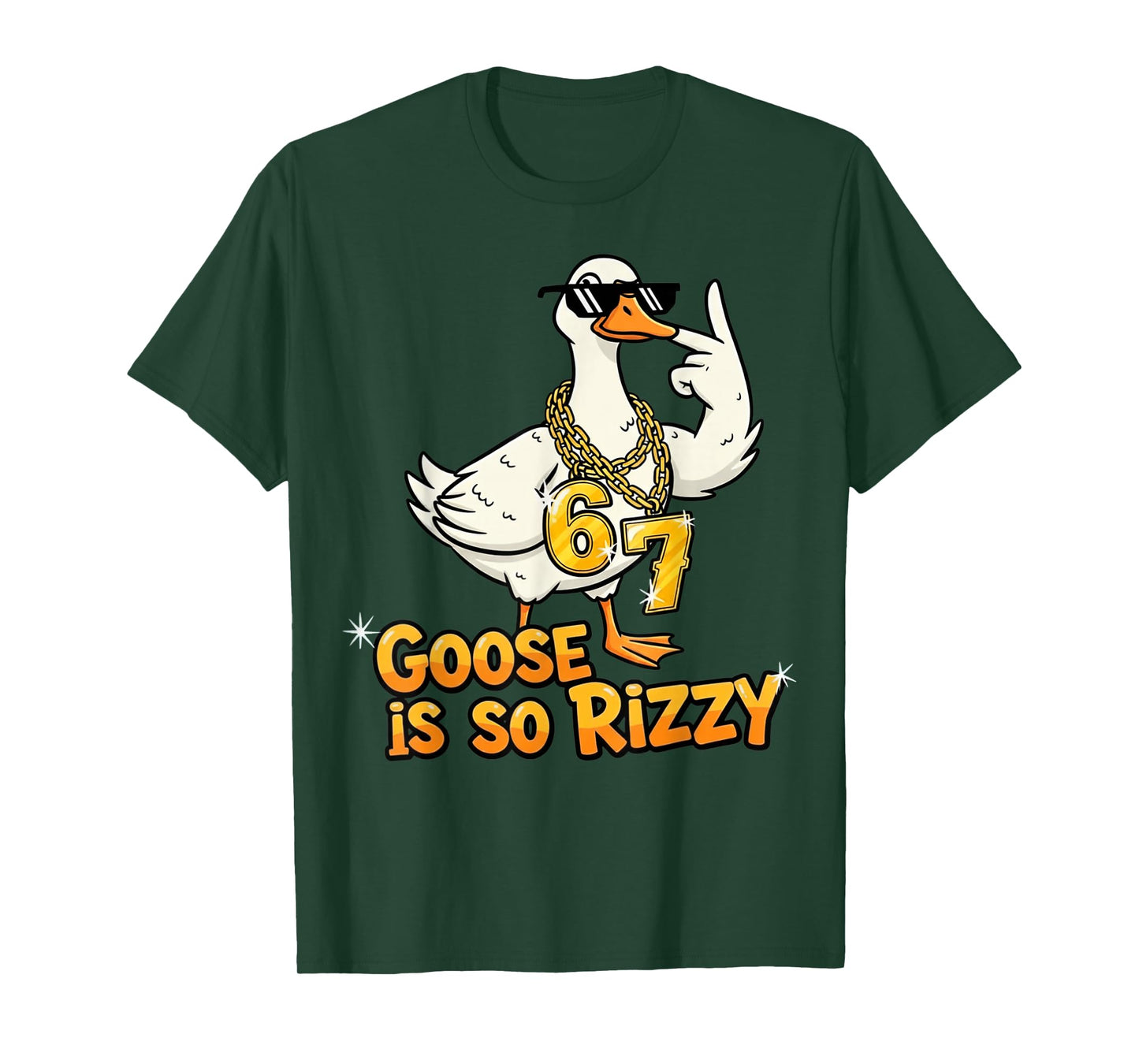 Funny Goose is So Rizzy Meme 67 T-Shirt