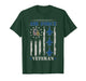 Air Force Veteran Proud Distressed American Flag for Men T-Shirt