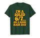 I'm a Solid 6/7 on a Good Hair Days Funny Kids 6 7 Meme Joke T-Shirt