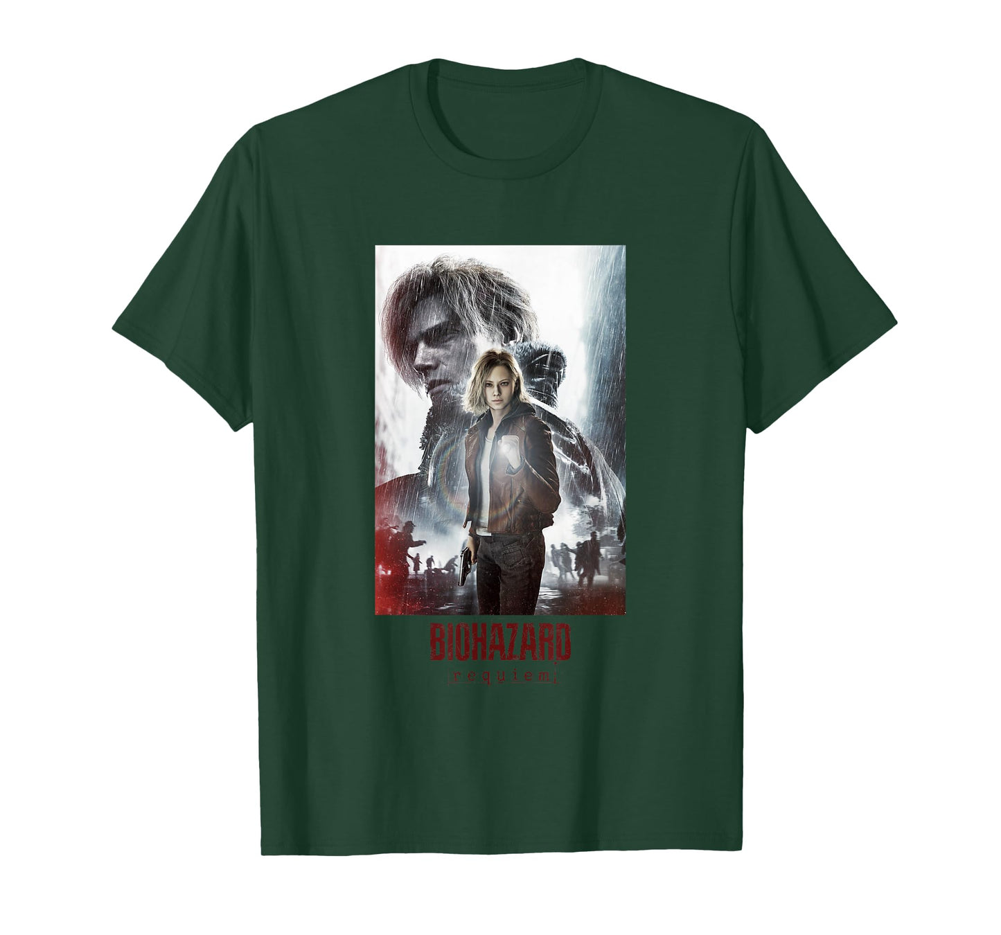 Resident Evil Requiem Leon ＆ Grace Art FP T-Shirt