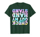 Check Out My Handstand Funny Gymnastics Gymnast Tumbling T-Shirt
