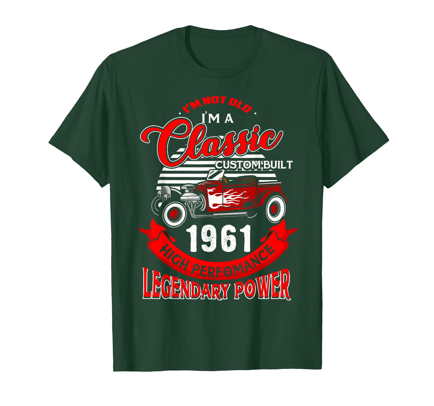 65th Birthday Gift Not Old I Am Classic 1961 65 Years Old T-Shirt