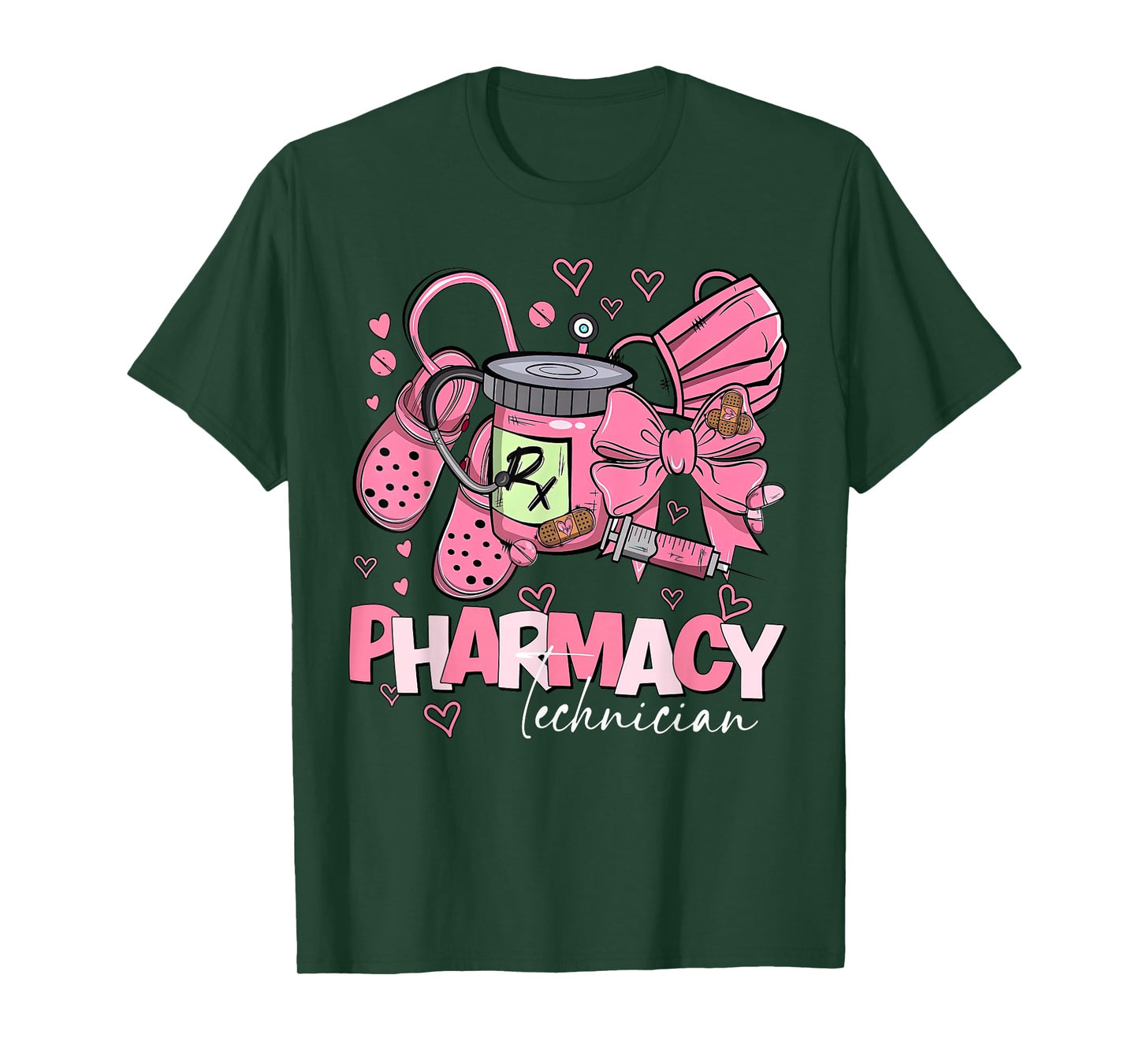 Pharmacy Technician Valentines Day Pharmacist Tech Student T-Shirt