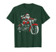 Christmas Biker Santa Claus Funny Motorcycle Motorbike Xmas T-Shirt