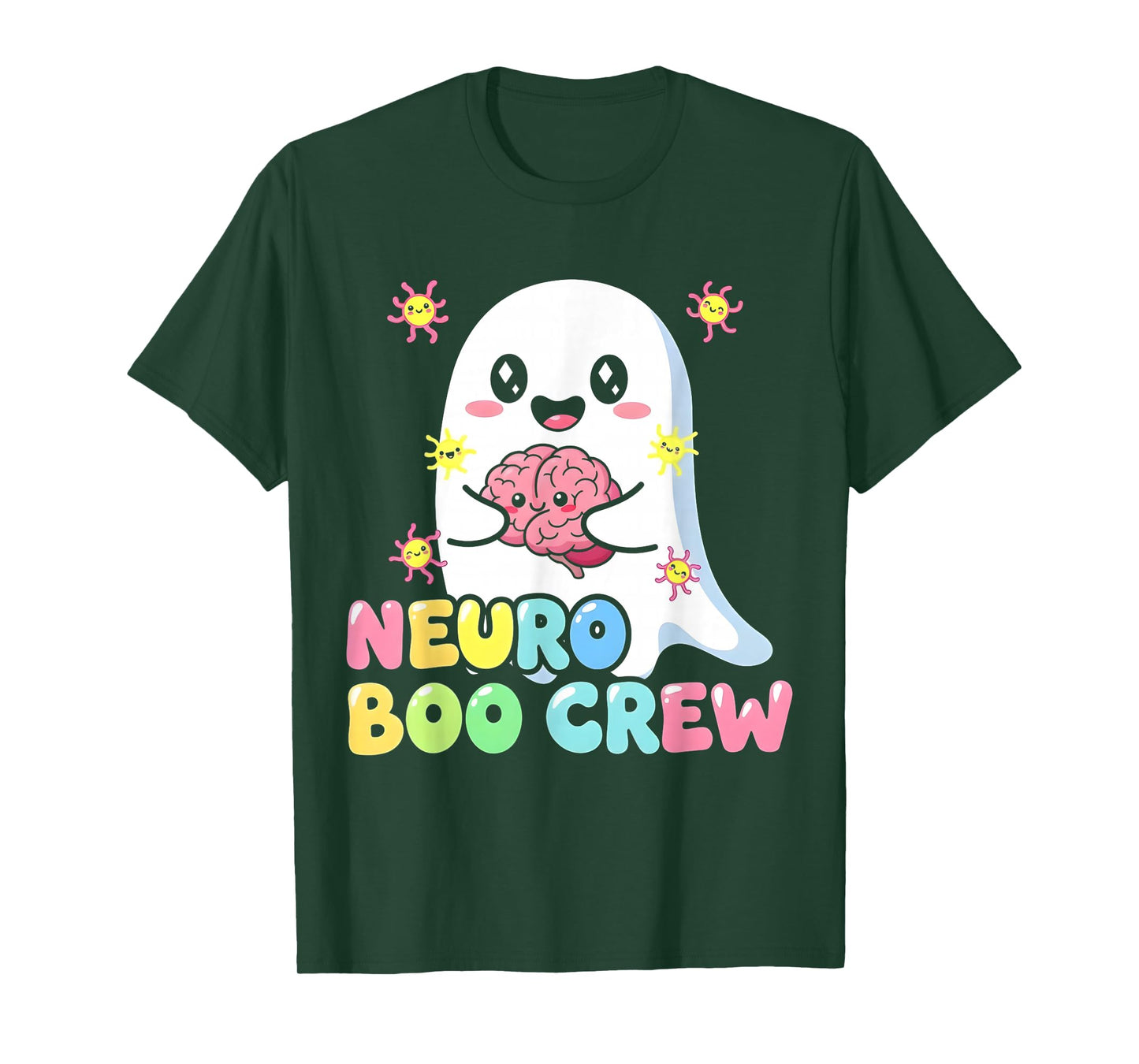 Neuro Boo Crew Halloween Anatomical Brain Anatomy Neurology T-Shirt