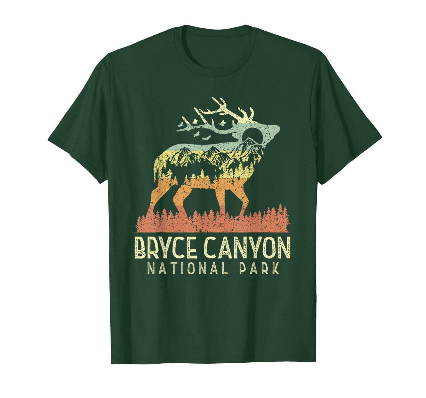 Bryce Canyon - US National Park Vintage Men Women Kids Retro T-Shirt