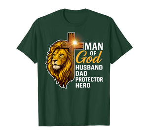 Man of God Lion of Judah Christian Faith T-Shirt