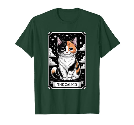 The Calico Tarot Card Cat Lover T-Shirt