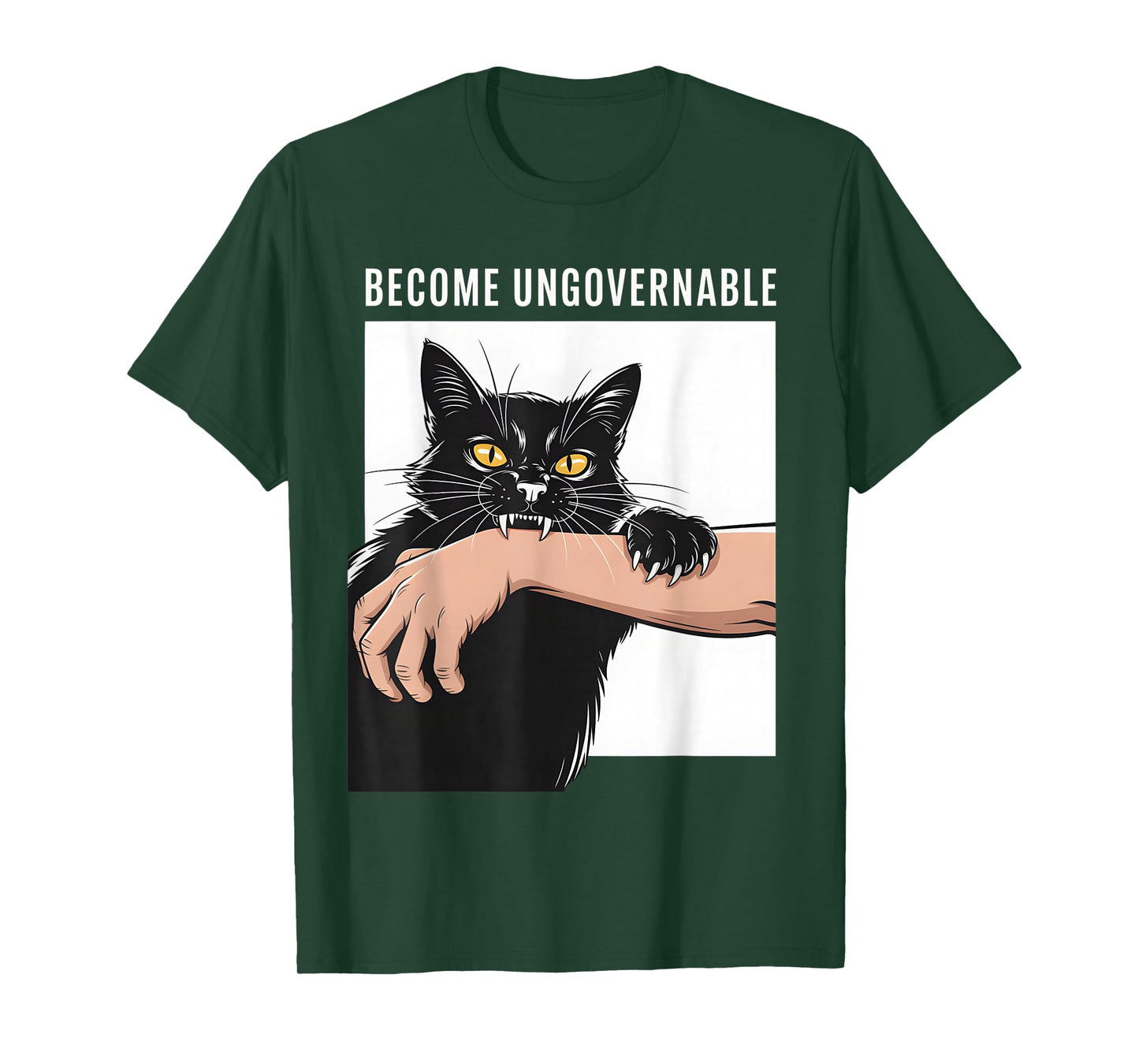 Become Ungovernable Cat T-Shirt