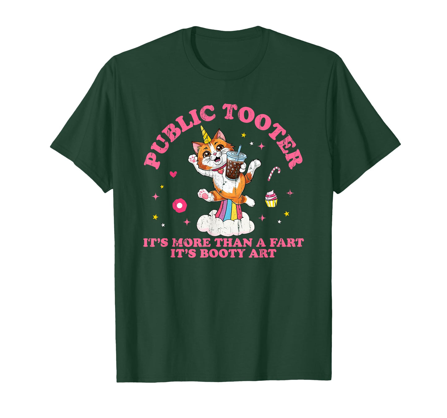 Public Tooter It's More Than A Fart It's Booty Art T-Shirt