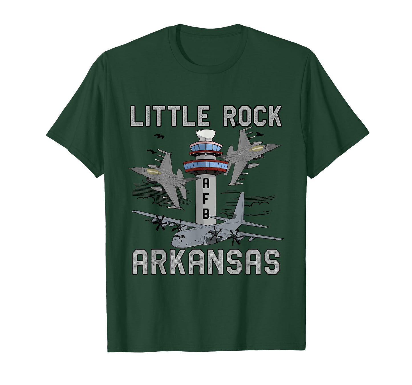 Little Rock AFB Arkansas Air Force Base Airman Veteran Tee T-Shirt