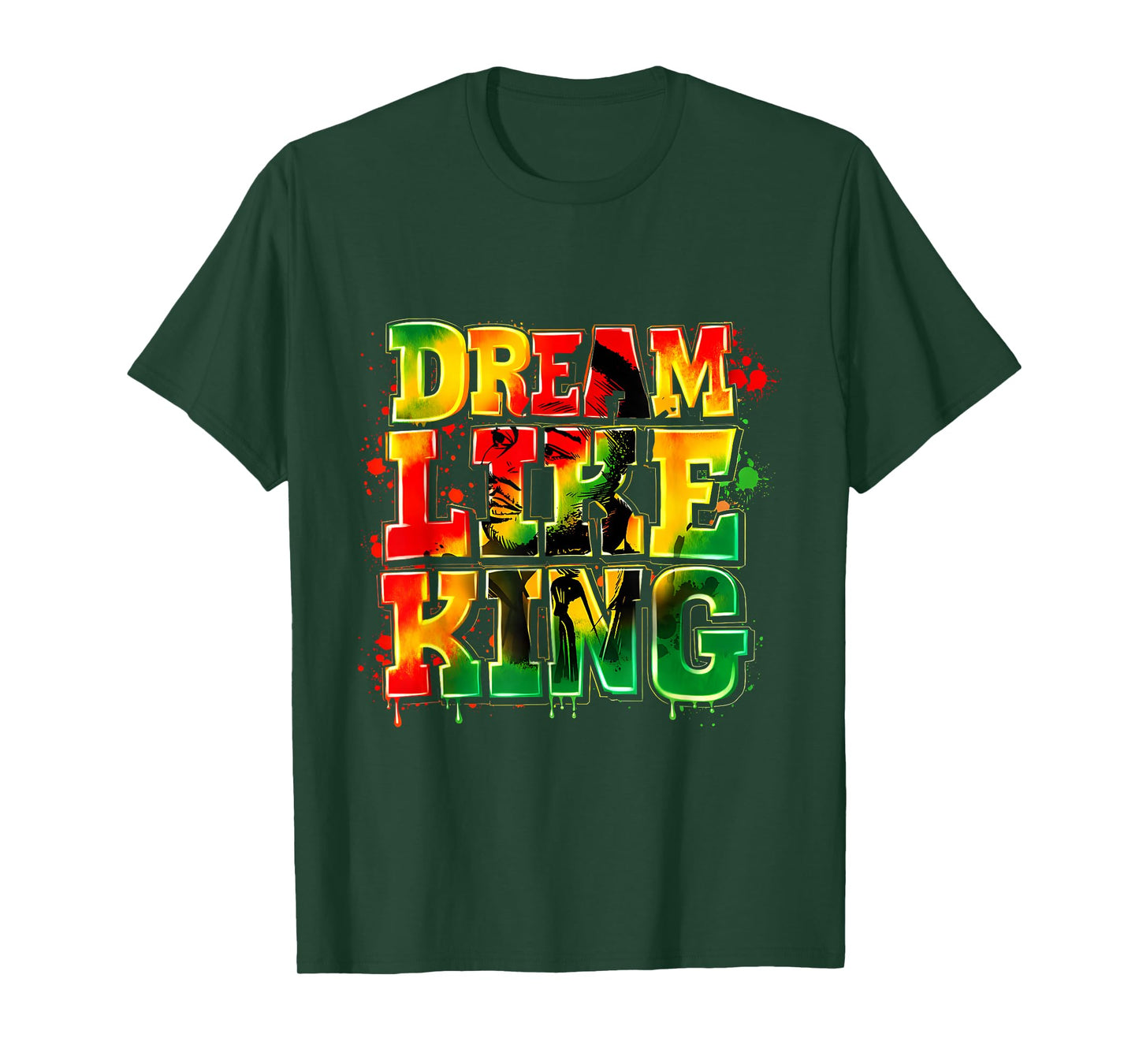 Dream Like King African American Black History Month T-Shirt