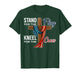 Stand for The Flag Kneel for The Cross – USA Christian Gift T-Shirt