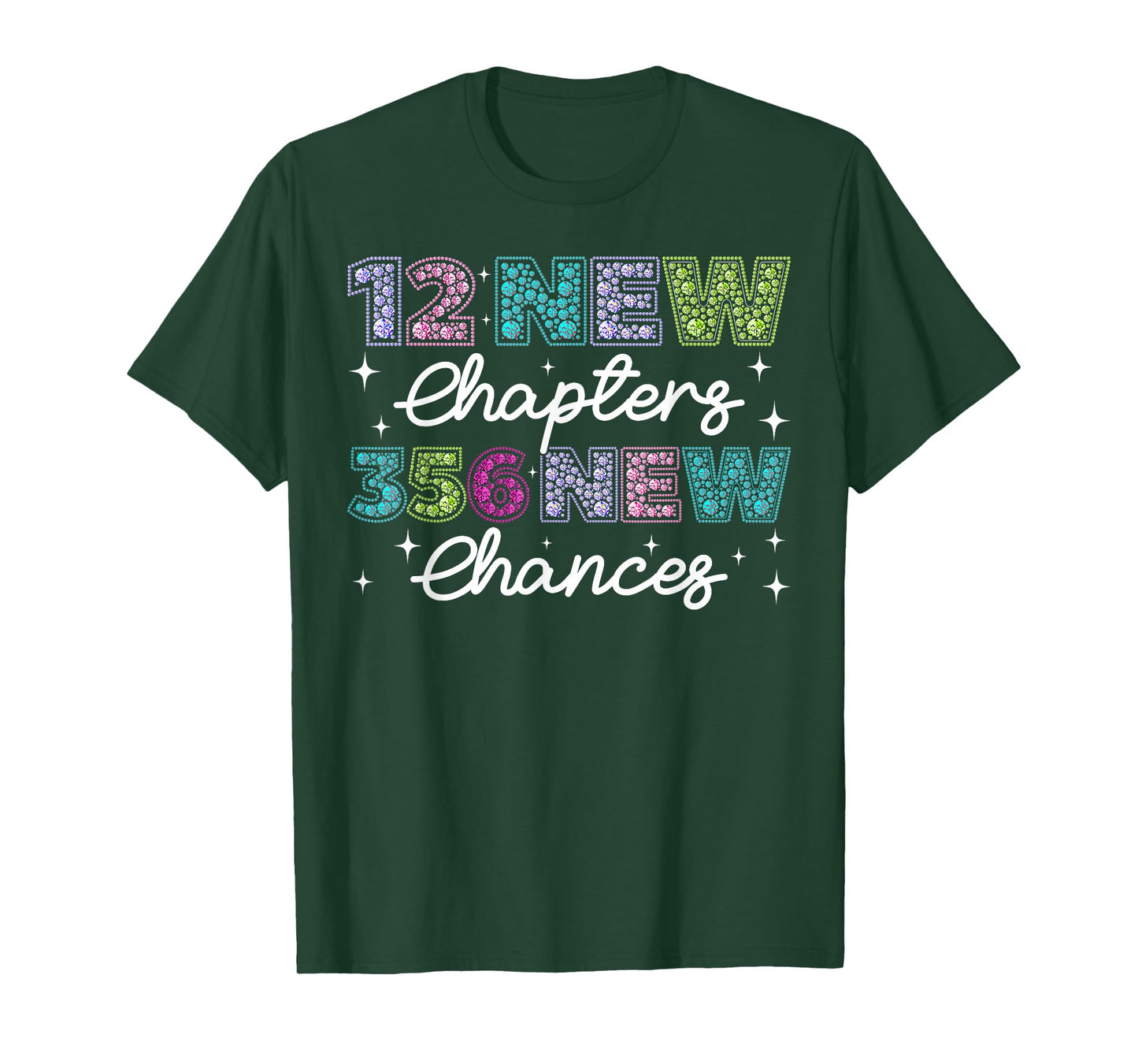 12 New Chapters 365 New Chances Happy New Year 2026 Party T-Shirt