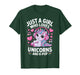 Just A Girl Who Loves K-Pop Unicorns Girl K Pop Kpop T-Shirt