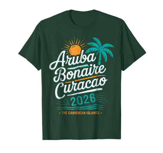 ABC Islands Aruba Bonaire Curaçao Cruise Vacation 2026 T-Shirt