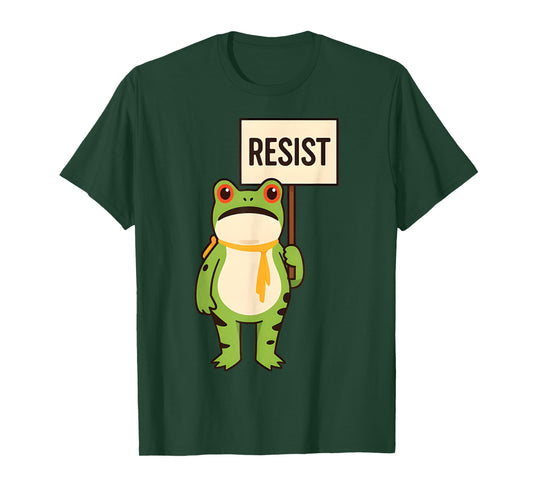 Frogs Resist - Portland Frog Protest T-Shirt