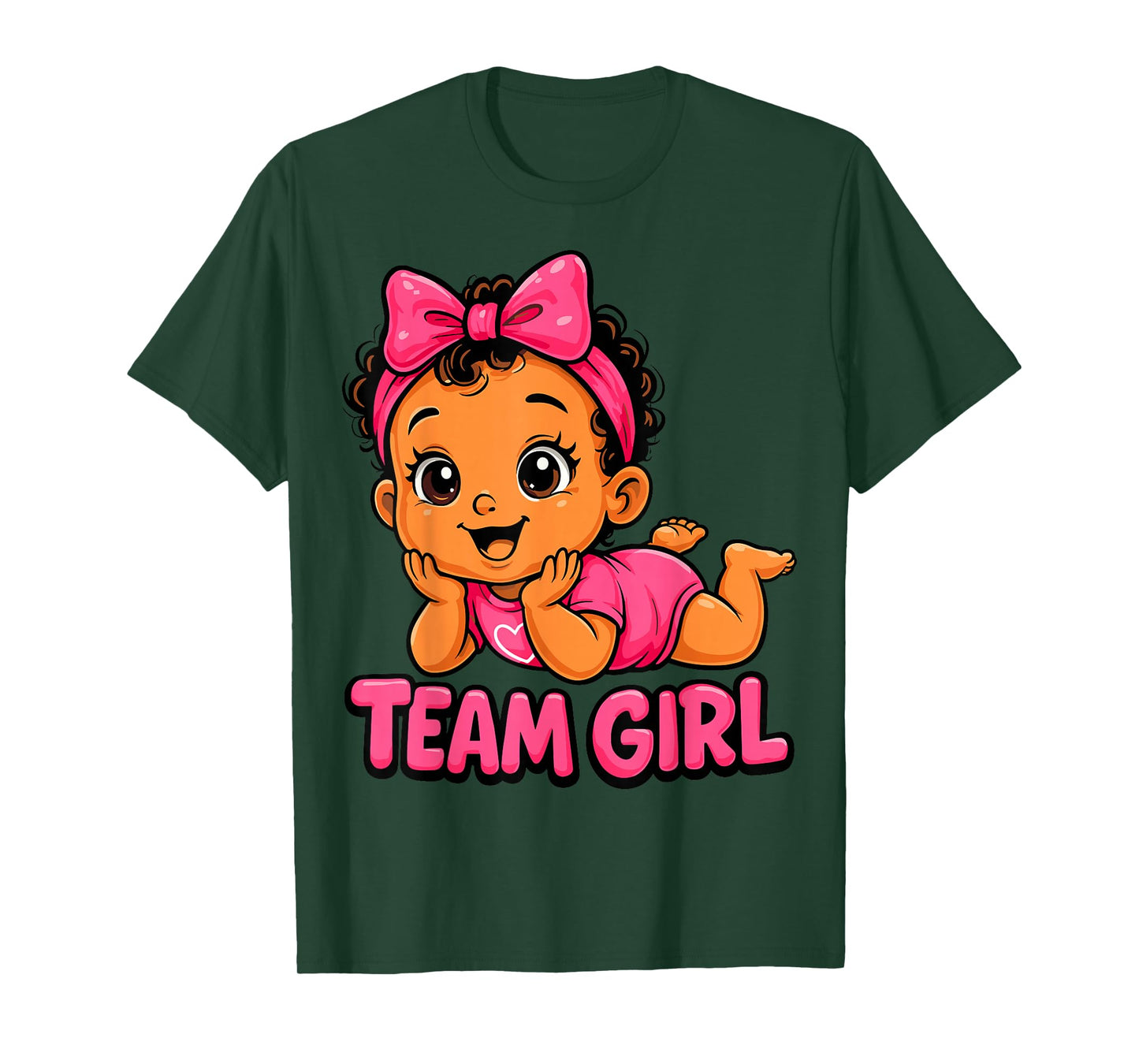 Team Girl Baby Gender Reveal T-Shirt