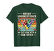 Never Underestimate an Old Man Cue Stick Billiard Pool Men T-Shirt