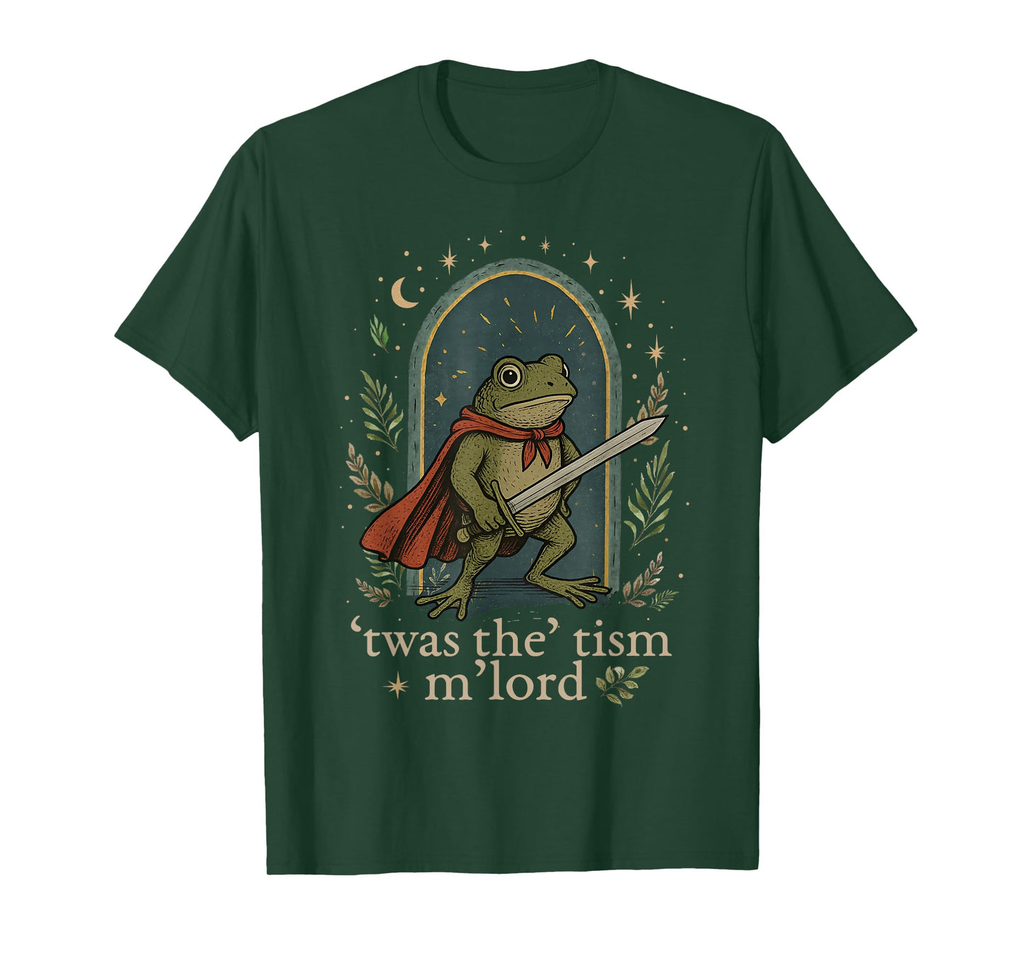 'TWAS The 'Tism M'lord Autism Awareness Autistic Funny Frog T-Shirt