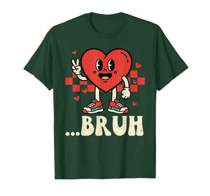 Dabbing Heart Dab Valentines Day for Teens Boys Girls Kids T-Shirt