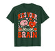 Kiss Your Brain Women Valentine's Day Retro School Counselor T-Shirt