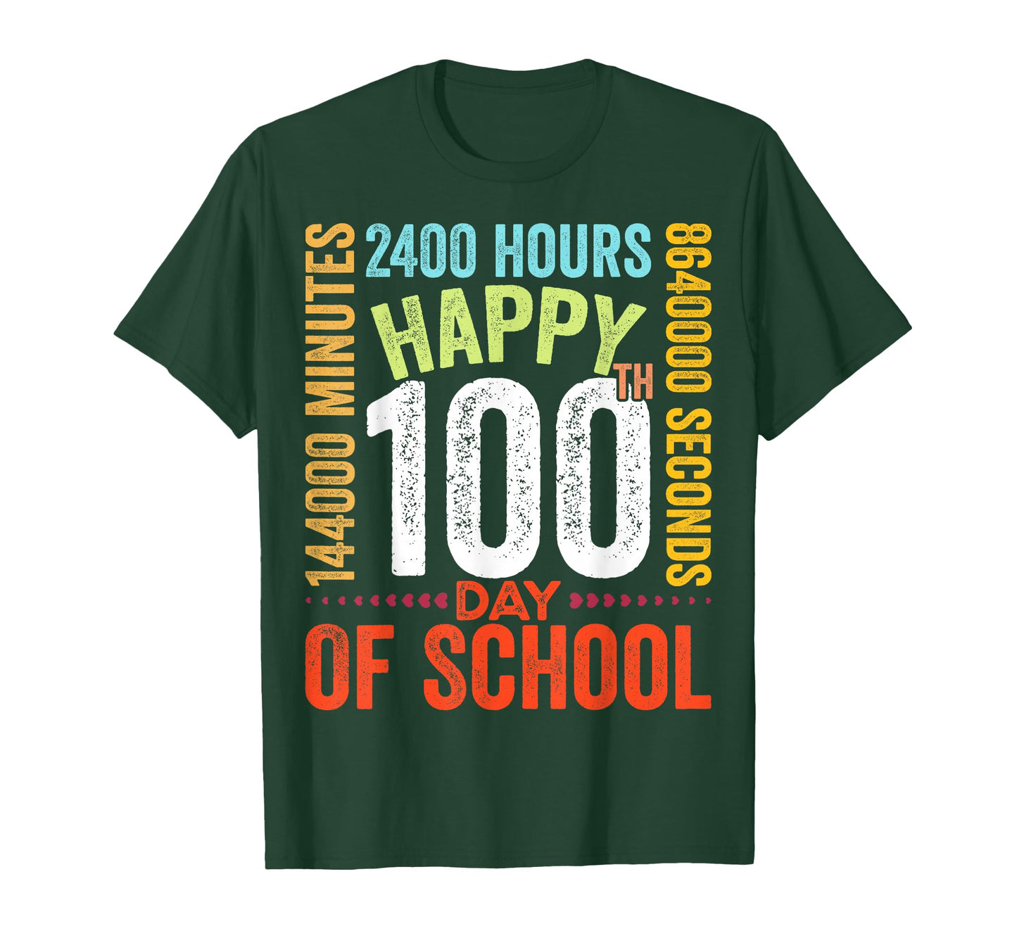Happy 100th Day of School Student Design, 100 Days of School T-Shirt