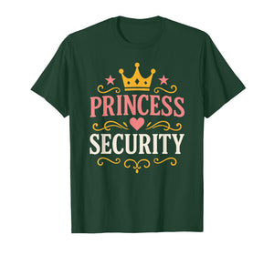 Princess Security Protection Birthday Party T-Shirt