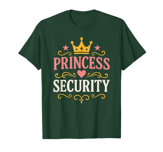 Princess Security Protection Birthday Party T-Shirt