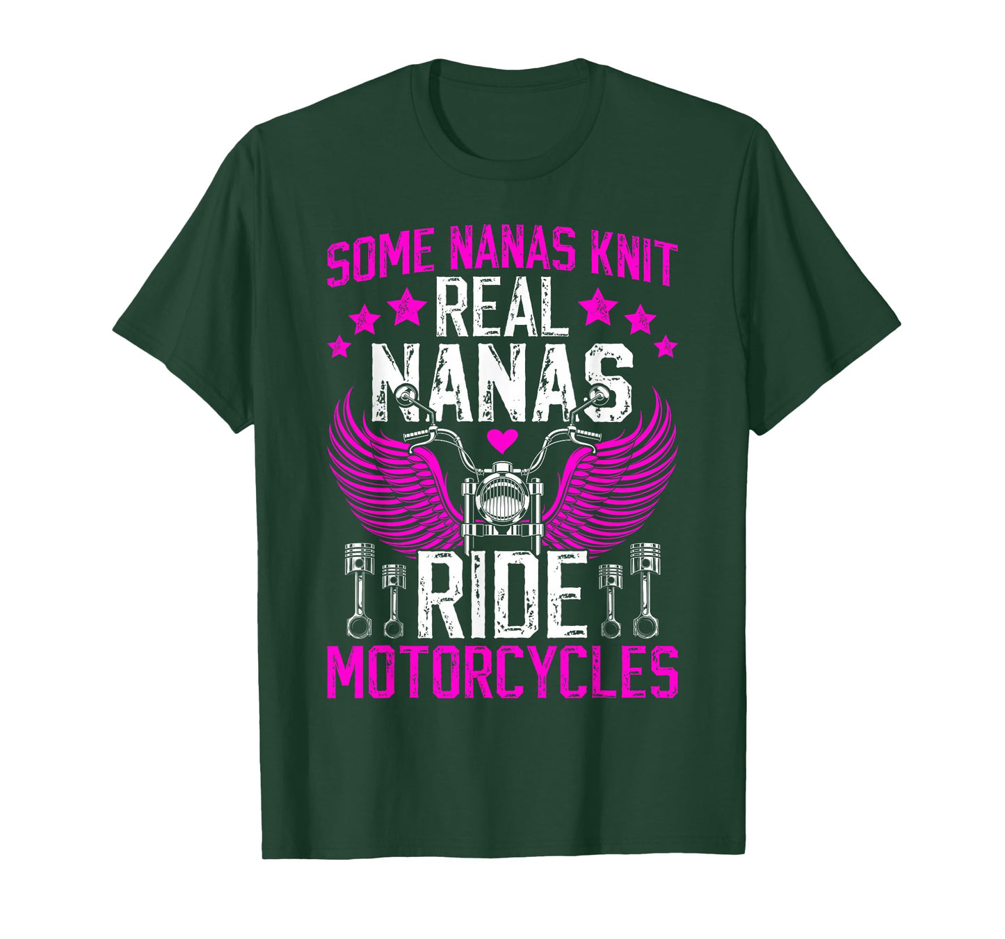 Real Nanas Ride Motorcycle Rider Nana Grandma Biker Nana T-Shirt