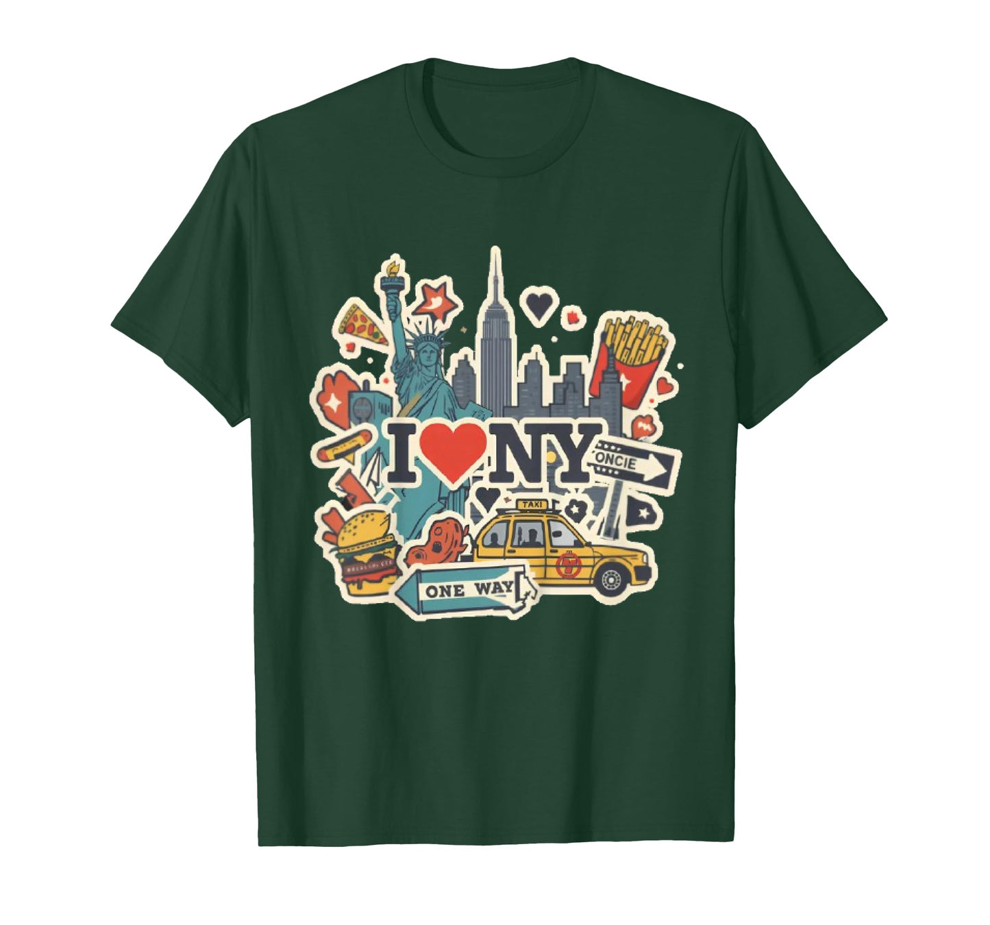 New York City Souvenir NY Icons Toddlers Kids Boys or Girls T-Shirt