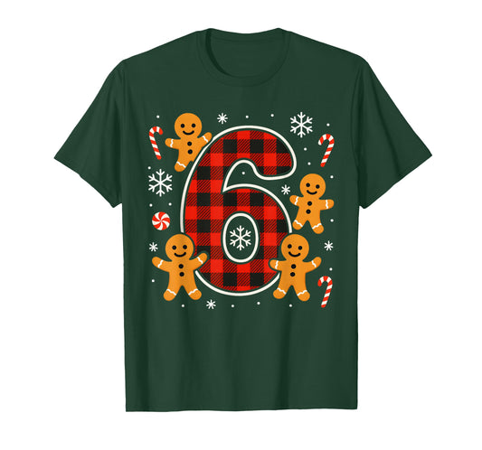 Six Seven 6 7 Meme Christmas Matching Couple Boy Girl Teen T-Shirt