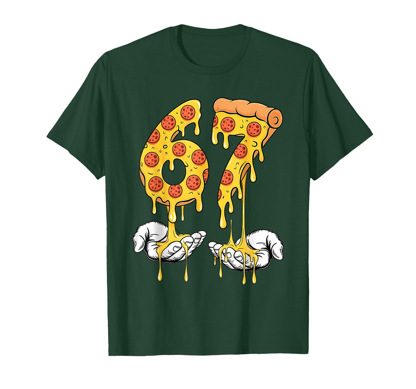 67 Pizza Meme Funny Pizza Lover T-Shirt