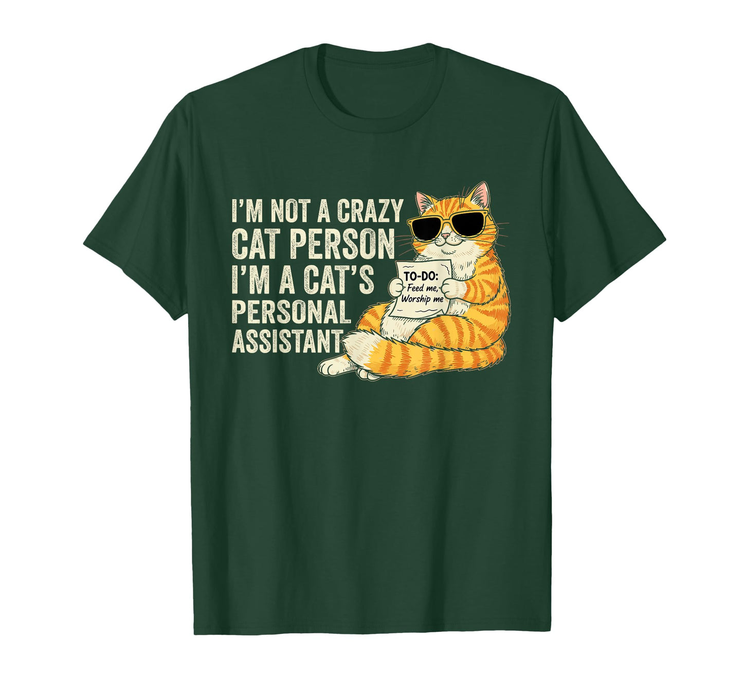 Funny Cat Lovers Humor for a Cat Lady or Cat Person Cat Mom T-Shirt