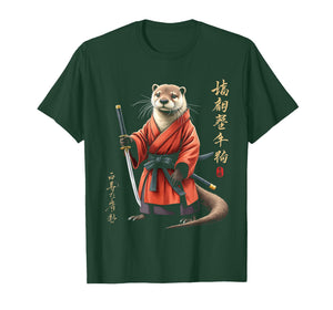 Some Asian Characters Otter Warrior T-Shirt