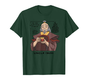 Avatar Uncle Iroh in The Darkest Times Advice Cartoon Anime T-Shirt