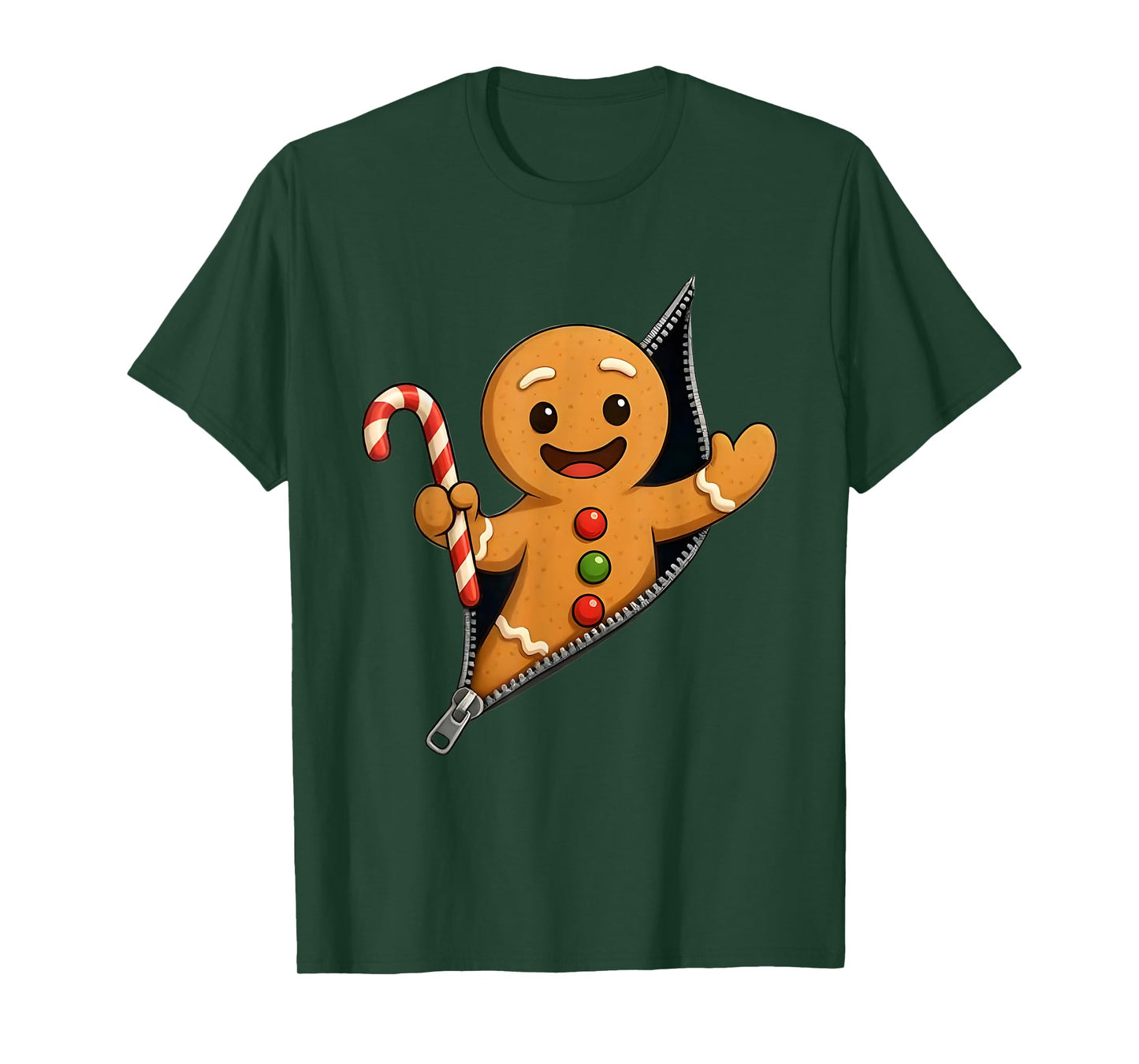 Gingerbread Girl Shirt Christmas Cookie Baking Holiday T-Shirt