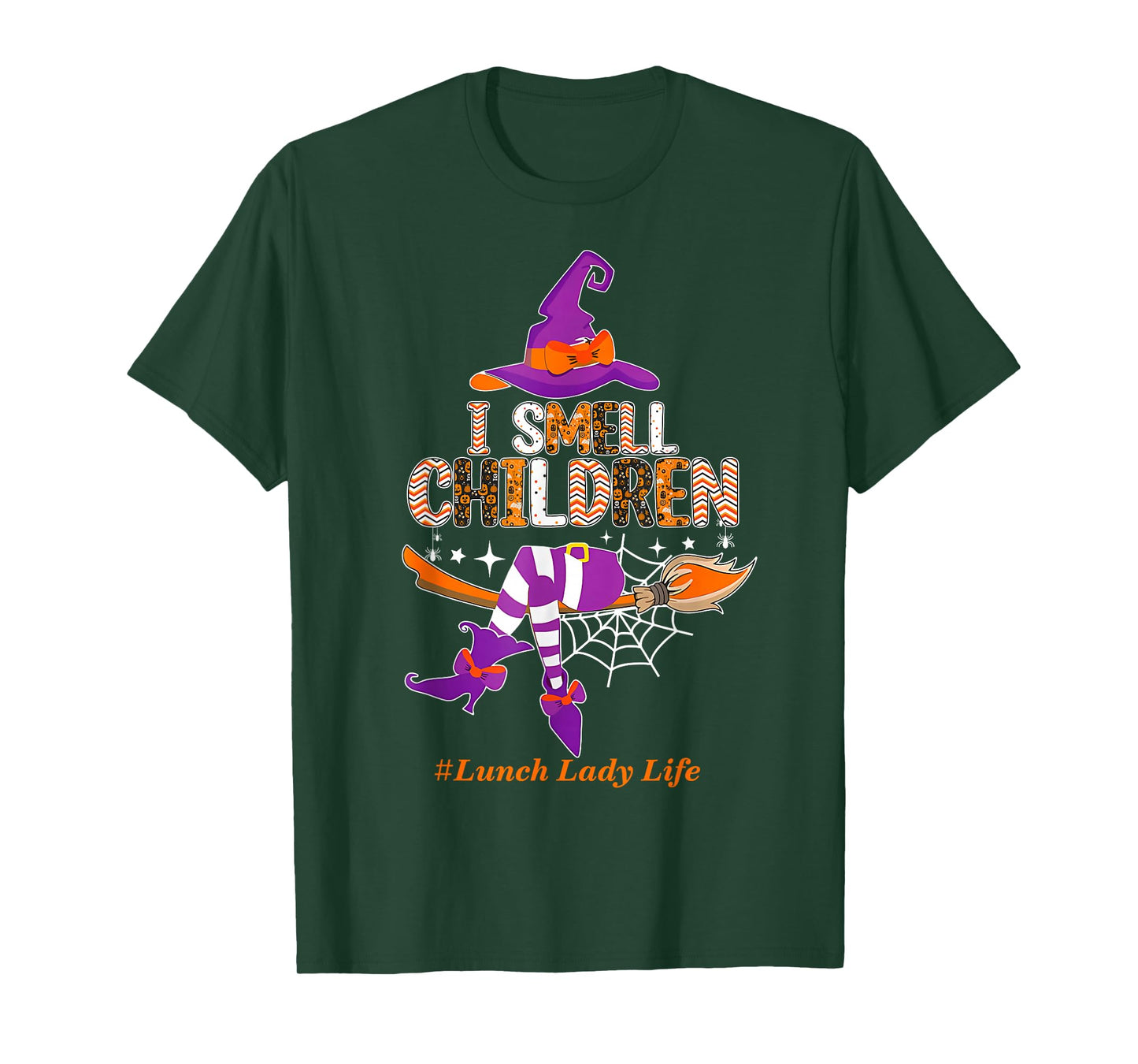 I Smell Children Lunch Lady Halloween Nutrition Food Service T-Shirt