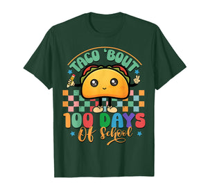 Taco About 100 Days of School Smarter 100th Day Girls Boys T-Shirt