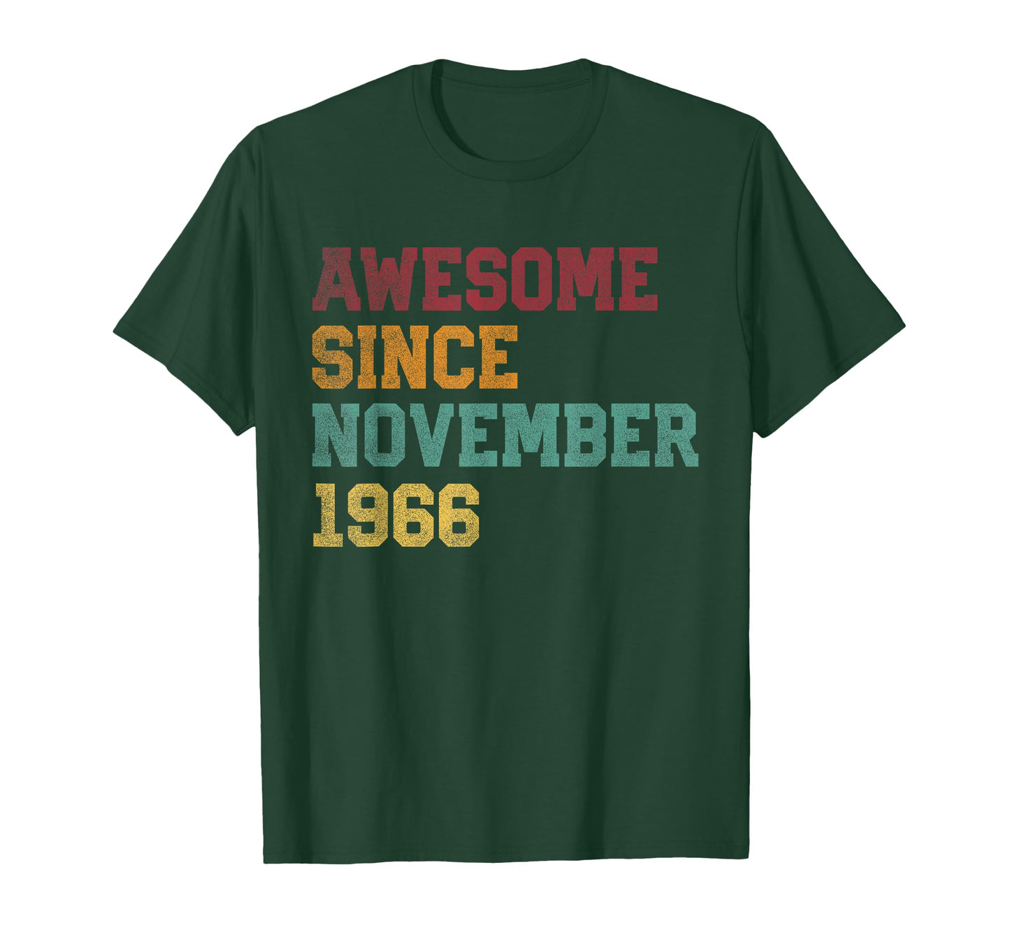 Retro 59th Birthday 59 Years Old Awesome Since November 1966 T-Shirt