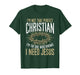 Not That Perfect Christian I Need Jesus Graphic T-Shirt