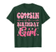 Cousin of The Birthday Girl Family Pink Coquette Bow T-Shirt